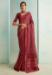 Picture of Comely Silk Indian Red Saree