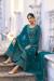 Picture of Grand Silk Teal Straight Cut Salwar Kameez