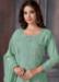 Picture of Georgette Cadet Blue Straight Cut Salwar Kameez