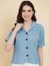 Picture of Charming Rayon Light Steel Blue Kurtis & Tunic