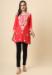 Picture of Resplendent Rayon Crimson Kurtis & Tunic