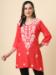 Picture of Resplendent Rayon Crimson Kurtis & Tunic