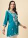 Picture of Delightful Rayon Dark Turquoise Kurtis & Tunic