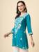 Picture of Delightful Rayon Dark Turquoise Kurtis & Tunic