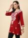 Picture of Good Looking Rayon Fire Brick Kurtis & Tunic