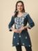 Picture of Nice Rayon Dark Slate Grey Kurtis & Tunic