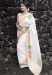 Picture of Gorgeous Silk Off White Saree