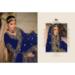 Picture of Bewitching Chiffon Navy Blue Anarkali Salwar Kameez