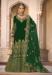 Picture of Magnificent Chiffon Dark Green Anarkali Salwar Kameez