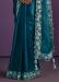 Picture of Magnificent Crepe & Satin & Silk Navy Blue Saree