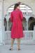 Picture of Lovely Chiffon Hot Pink Kurtis & Tunic