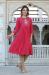 Picture of Lovely Chiffon Hot Pink Kurtis & Tunic