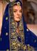 Picture of Classy Chiffon Navy Blue Anarkali Salwar Kameez