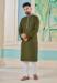 Picture of Pleasing Chiffon Dark Olive Green Kurtas