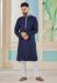 Picture of Fine Chiffon Navy Blue Kurtas