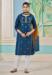 Picture of Ravishing Cotton Midnight Blue Readymade Salwar Kameez