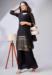 Picture of Nice Georgette Black Readymade Salwar Kameez