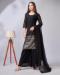 Picture of Nice Georgette Black Readymade Salwar Kameez