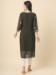 Picture of Shapely Georgette Dark Olive Green Kurtis & Tunic