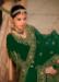 Picture of Classy Chiffon Dark Green Anarkali Salwar Kameez