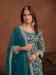 Picture of Georgette Dark Slate Grey Straight Cut Salwar Kameez