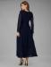 Picture of Exquisite Georgette Midnight Blue Readymade Gown