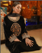 Picture of Grand Chiffon Black Readymade Salwar Kameez