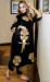 Picture of Beautiful Chiffon Black Readymade Salwar Kameez