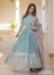 Picture of Elegant Georgette Cadet Blue Readymade Gown