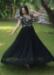 Picture of Comely Georgette Black Readymade Gown