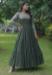 Picture of Charming Georgette Sea Green Readymade Gown