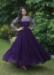 Picture of Admirable Georgette Purple Readymade Gown