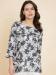 Picture of Alluring Crepe Slate Grey Kurtis & Tunic