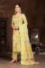 Picture of Light Golden Rod Yellow Straight Cut Salwar Kameez