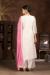 Picture of Rayon & Organza Plum Straight Cut Salwar Kameez