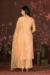 Picture of Rayon & Organza Burly Wood Straight Cut Salwar Kameez