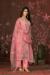 Picture of Rayon & Organza Pale Violet Red Straight Cut Salwar Kameez