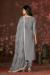 Picture of Gorgeous Chiffon Dim Gray Straight Cut Salwar Kameez