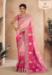 Picture of Beautiful Silk Light Salmon Saree