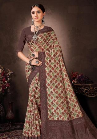 Picture of Lovely Silk Sienna Saree