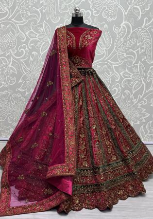 Picture of Stunning Chiffon Light Coral Lehenga Choli