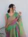 Picture of Silk & Organza Dark Sea Green Readymade Gown