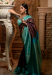 Picture of Wonderful Silk Dark Olive Green Saree