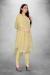 Picture of Organza Burly Wood Straight Cut Salwar Kameez