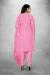 Picture of Organza Light Coral Straight Cut Salwar Kameez