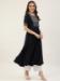 Picture of Radiant Crepe Midnight Blue Kurtis & Tunic