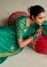 Picture of Ravishing Satin & Silk Teal Saree