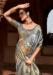 Picture of Pretty Silk Silver Saree