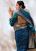 Picture of Wonderful Chiffon Teal Saree