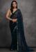 Picture of Comely Georgette Midnight Blue Saree